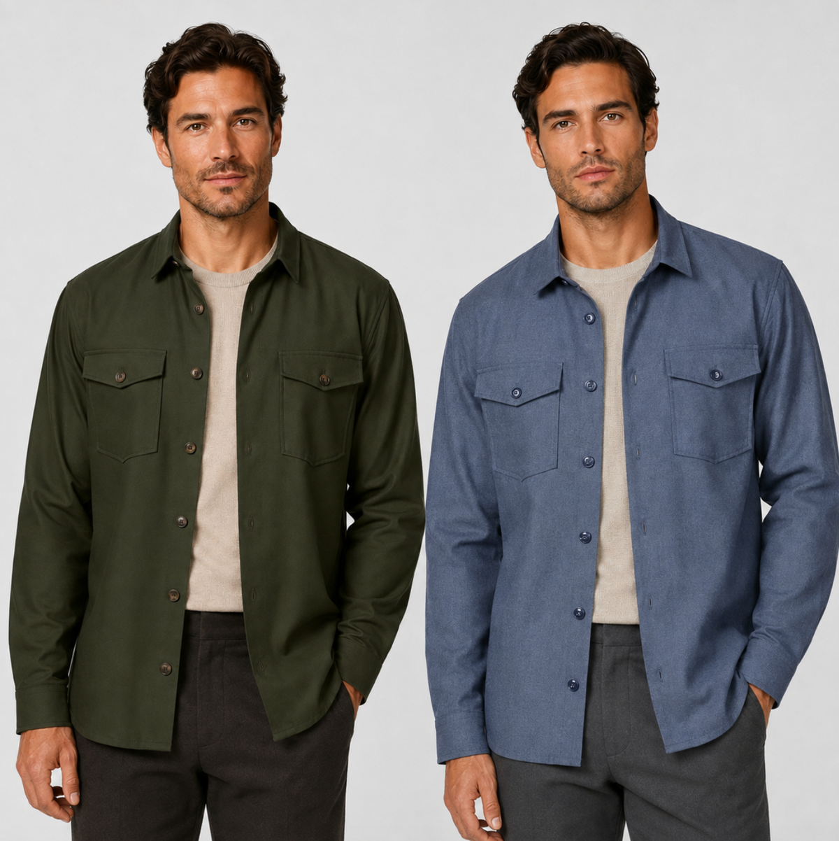 Men's Scandinavian Shirt Jacket