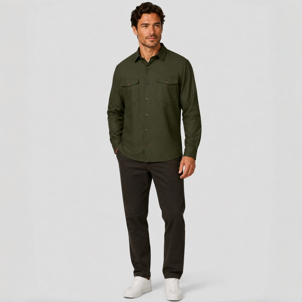 Men's Scandinavian Shirt Jacket