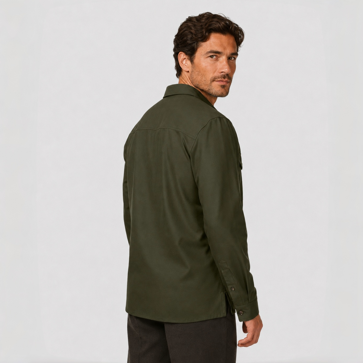 Men's Scandinavian Shirt Jacket