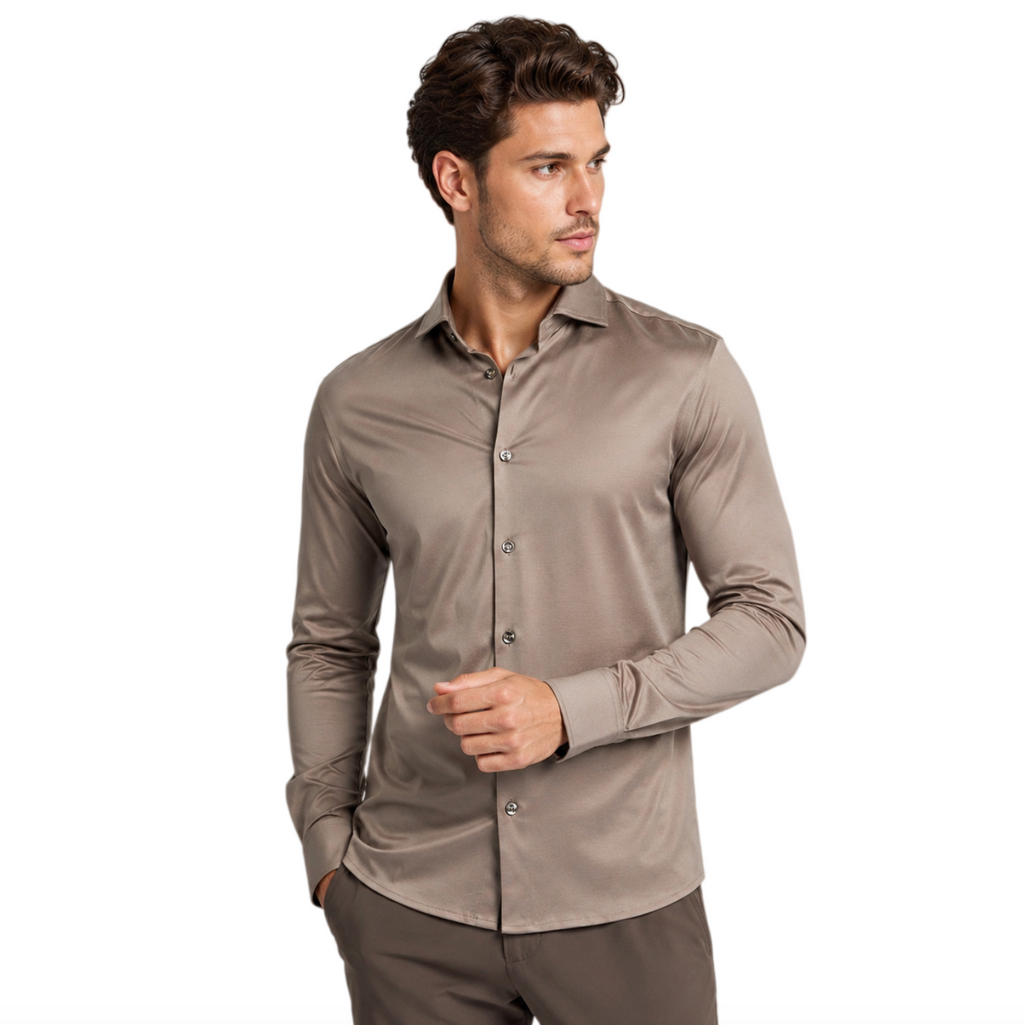 Men's Modern Luxury Mercerized Cotton Shirt