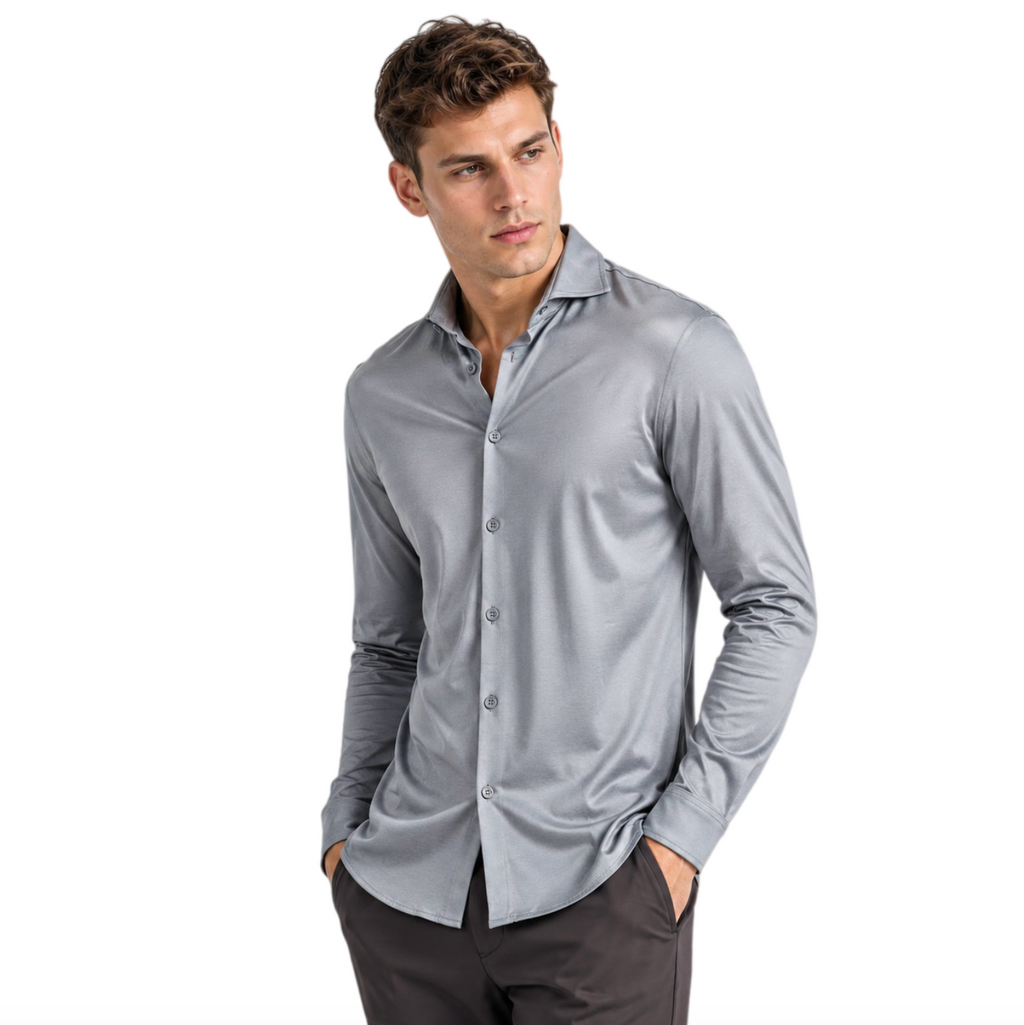 Men's Modern Luxury Mercerized Cotton Shirt