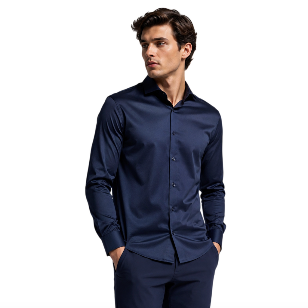 Men's Modern Luxury Mercerized Cotton Shirt