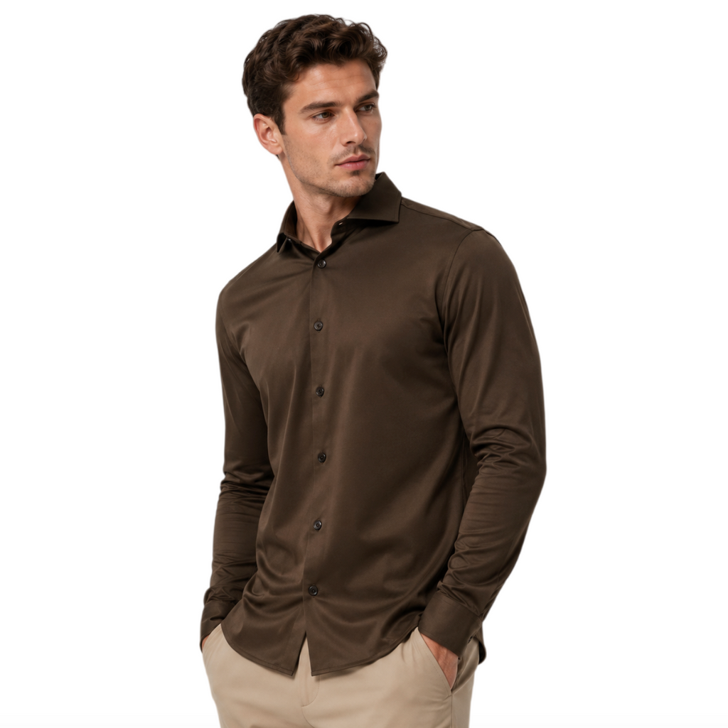 Men's Modern Luxury Mercerized Cotton Shirt