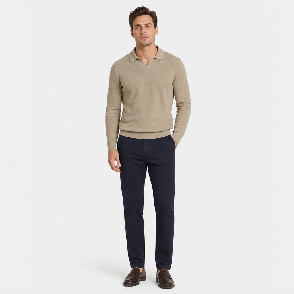 Men's Custom Logo Tech Chino Trousers