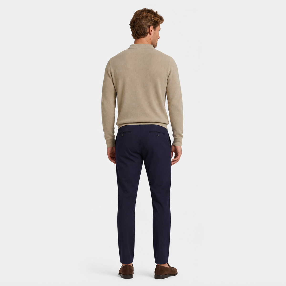 Men's Custom Logo Tech Chino Trousers
