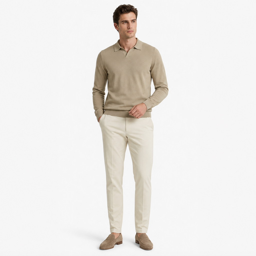 Men's Custom Logo Tech Chino Trousers