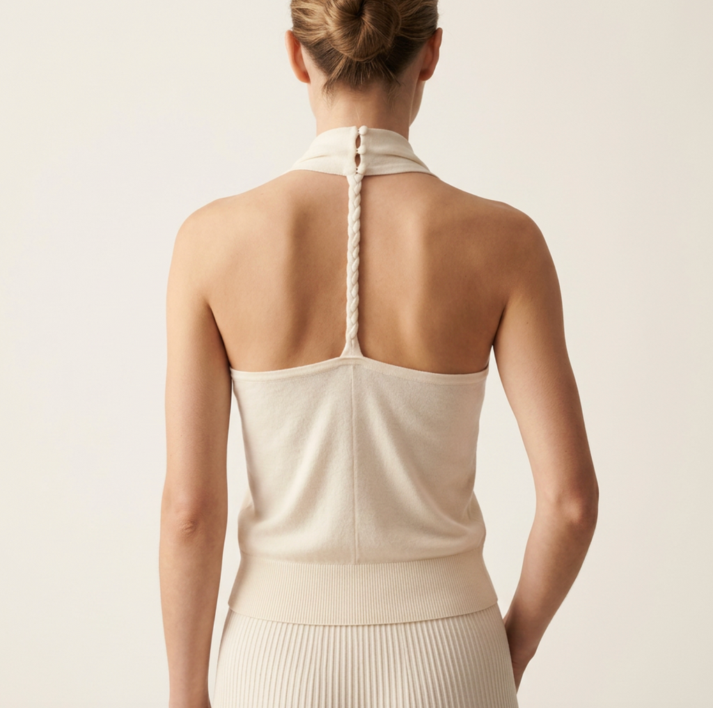 Women’s Halter Neck Knit Top
